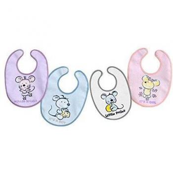 Pack de Baberos Unisex Rizo Plastificado 20x30