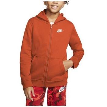 Sweat à Capuche Nike Garçon - Club Orange