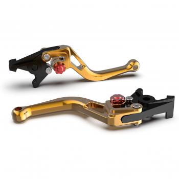 Lever frein LSL BOW R10 Court Or-Rouge Rouge 15 cm