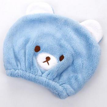 Toalla de baño con gorro de animal divertido