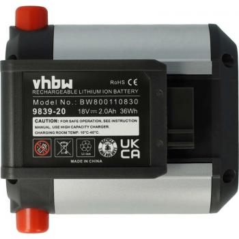 Vhbw 1x 18V Li-Ion Battery for Gardena EasyCut Grass and Shrub Shears