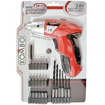 KOMBO TRAPANO AVVITATORE MINI 3.6V 24PZ