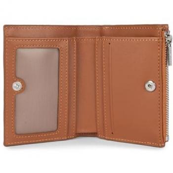 Portefeuille en cuir Paris PM Lancaster Camel