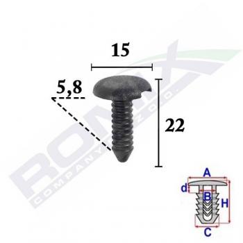 Clip de Tapicería ROMIX ROM C70540