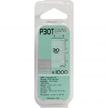 Pack de 1000 têtes d’outil P30T Fischer Darex