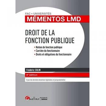 Mémentos LMD - Droit de la fonction publique, 4ème Ed.
