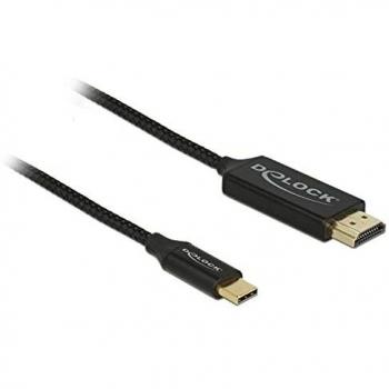 Cable USB Tipo-C a HDMI DP Alt Mode 4K 60 Hz, 1m