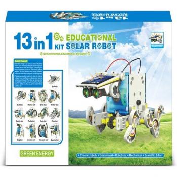 EcoBot 13 en 1: Juguete STEM con Energía Solar