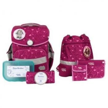 School-Mood Timeless Air+ Hannah Rabbit 7-Piece School Bag Set, Lightweight, Recycled Material