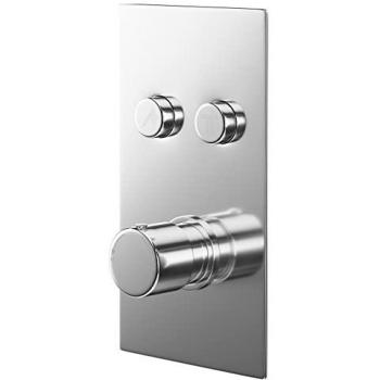 Wholesale Domestic Circo Polished Concealed Push Button Twin Shower Valve