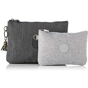 Kipling - Duo Pouch, Monedero Mujer, Negro (Black Indigo), 20x14x1 cm