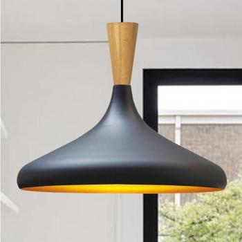 Lampe Suspendue Élégante en Noir Ø35 cm