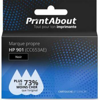 Cartouche PrintAbout HP 901 CC653AE – Encre noire