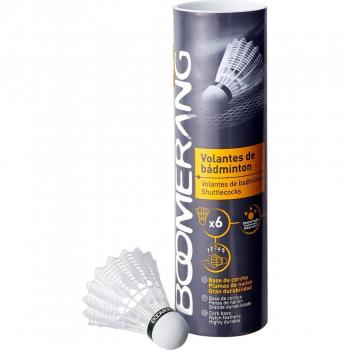 Tubo Boomerang con 6 Volantes de Bádminton