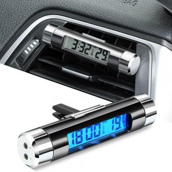 Reloj Termómetro Digital LCD para Ssangyong Rexton