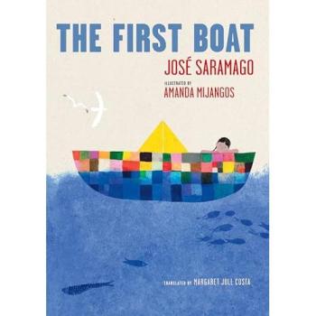 Jose Saramago The First Boat Hardback Book in White