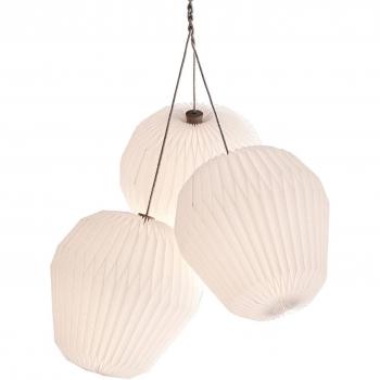LE KLINT Bouquet XL 3-flammige Pendelleuchte Ø80cm - Beige