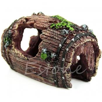 Mountain Landscape Aquarium Rockery Ornament with Hidden Fish Cave