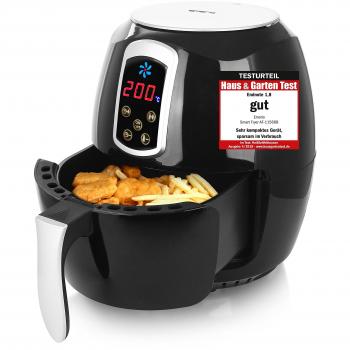 Emerio Hete Luchtfriteuse 1400 W zwart