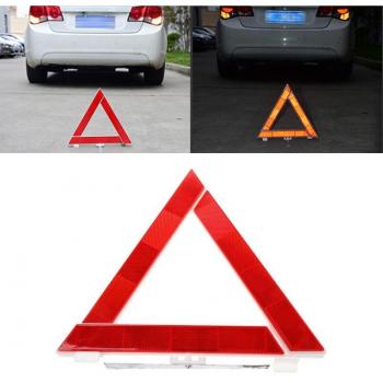 Reflective Red Emergency Warning Triangle for Vehicles