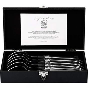 Laguiole Style de Vie Lepels Set di Posate Premium 6 pezzi in Acciaio Inossidabile
