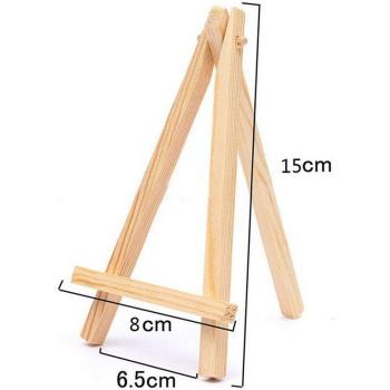 Compact Wooden Card Stand – 8×15 cm