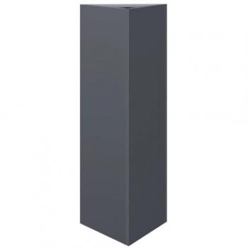 VidaXL Jardinera triangular acero gris antracita 30x26x75 cm