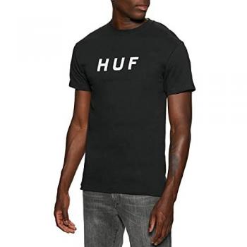 HUF OG Essentials Black Logo Shirt – Size Small