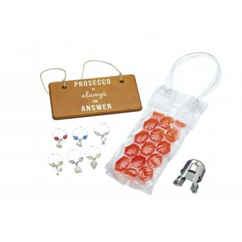 BarCraft Nine Piece Prosecco Gift Set