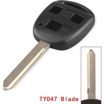 KEYYOU 2/3 Button Car Key Case Shell for Lexus RX300
