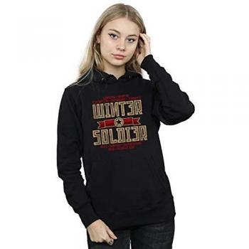 Felpa con cappuccio e badge da Sterminatore invernale Marvel Femme