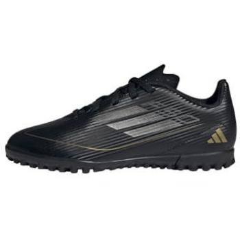 Adidas F50 Club Kids Astro Turf Football Boots - Black/Silver - 13K