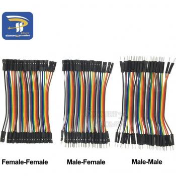 Dupont 120pcs Jumper Wire Kit 10CM Male to Male, Male to Female, Female to Female