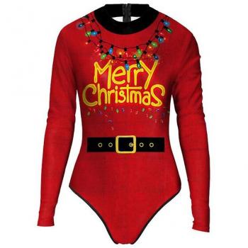 Monokini navideño “Risa y Reloj”