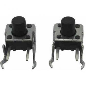 50Pcs 6x6x7mm Right Angle 2 Pin Momentary Tactile Switch