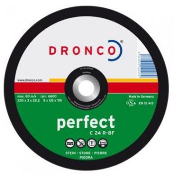 DRONCO CS24R-350FH/20 - Disco de corte piedra C 24 R Perfect, 350 x 4,0 mm