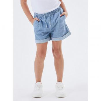 Short vaquero de niña fluido