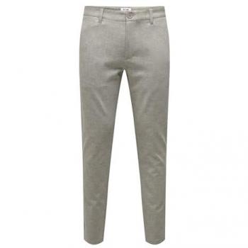 Pantaloni chino slim-fit beige Only & Sons modello Mark