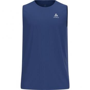 Top Running Odlo Essential Uomo Senza Maniche Blu Ultramarine - Taglia M