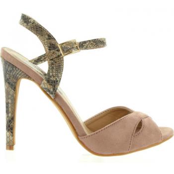 Zapatos de Tacón para Mujer Refresh 63496 Antelina Color Nude EU 40