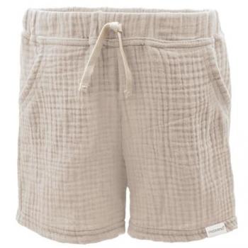 MAXIMO MUSSELIN-KINDER-Shorts Dehnbund Beige