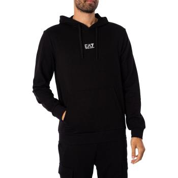 EA7 Emporio Armani Sudadera Negra/Blanco – Estilo Urbano