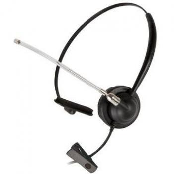 Micro Auricular telefónico Fonestar, ideal para telefono fijo RJ09, con módulo multiconfiguración, función mute