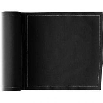 Mittelgroße Mittagsservietten My Drap – 25 Rollen, 100 mm × 100 mm, Schwarz