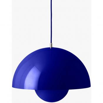 Lámpara Colgante &Tradition Flowerpot VP7, Ø 37 cm, azul cobalto