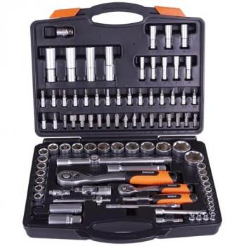 Set chiavi a bussola in acciaio Brixo 94 pezzi