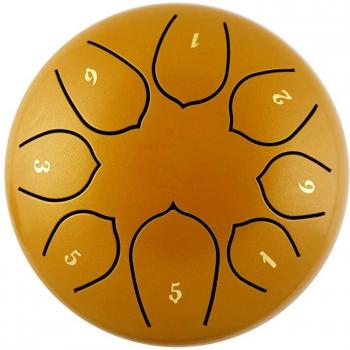 Alloy Steel Tongue Drum 6 8-Tone with Mallets and Storage Bag SCI88