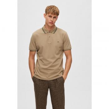 Polo Hombre Beige Dante Selección Manga Corto