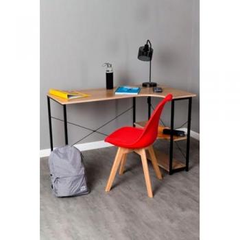 Conjunto Escritorio Estik y Silla Synk Basic - Color Rojo