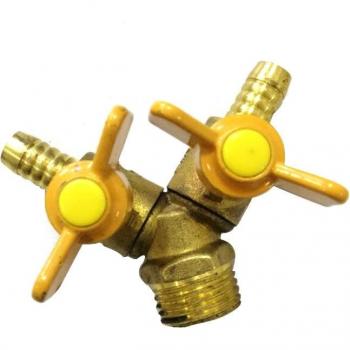 1/2 Thread Brass Three-Way Natural Gas Valve